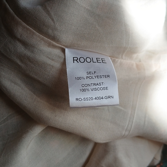 Roolee Green Floral Boho Tassel Maxi Skirt - L - Picture 5 of 6